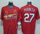 St. Louis Cardinals #27 Jhonny Peralta Red New Cool Base Stitched MLB Jersey,baseball caps,new era cap wholesale,wholesale hats